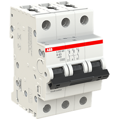 ABB Componenten Automaat S200MT 3P D63 10kA Tractie - 9paa00000104851 - 20116283