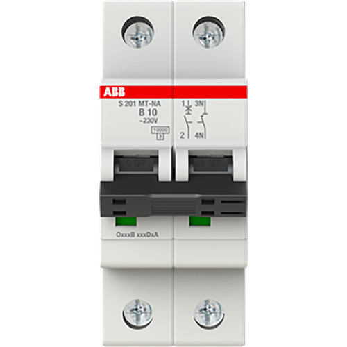 ABB Componenten Installatieautomaat S200MT 1P+N B10 10kA tractie - 9paa00000104905 - 20115460