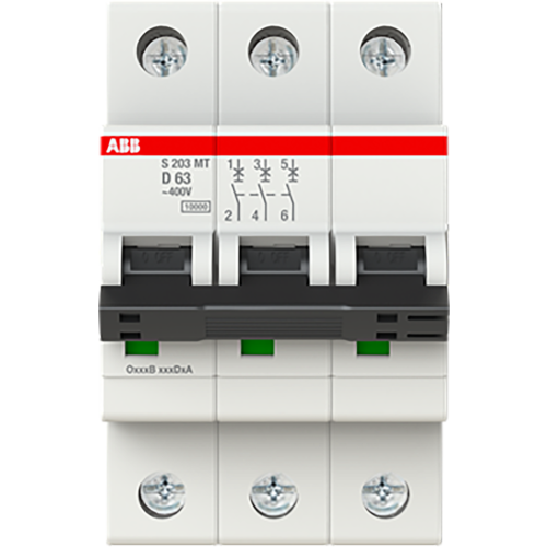 ABB Componenten Automaat S200MT 3P D63 10kA Tractie - 9paa00000104985 - 20116283