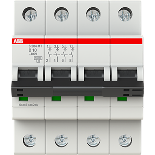 ABB Componenten Installatieautomaat S200MT 4P C10 10kA Tractie - 9paa00000106001 - 20116605