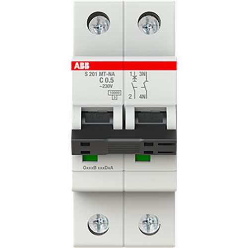 ABB Componenten Automaat S200MT 1P+N C0,5 10kA - 9paa00000106252 - 20115464
