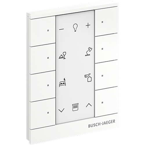 ABB Busch-Jaeger FaH Tenton Bedieningselement 8-voudig studiowit - 9paa00000111371 - 20090589