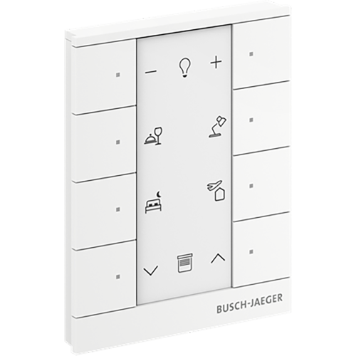 ABB Busch-Jaeger FaH Tenton Bedieningselement 8-voudig studiowit mat - 9paa00000111389 - 20090595