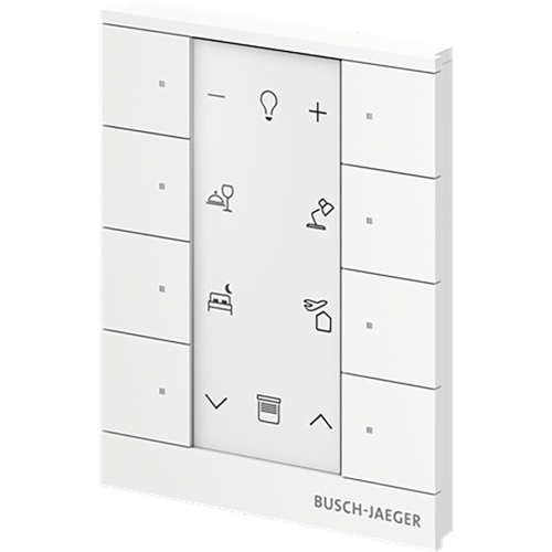 ABB Busch-Jaeger FaH Tenton Bedieningselement 8-voudig studiowit mat - 9paa00000111390 - 20090595