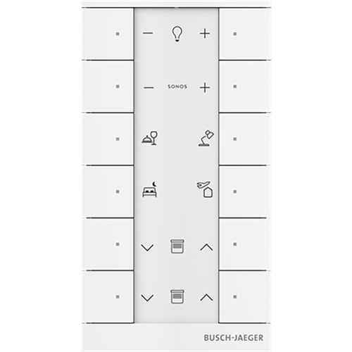 ABB Busch-Jaeger FaH Tenton Bedieningselement 12-voudig studiowit mat - 9paa00000111391 - 20090596