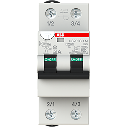 ABB Componenten Differentieelautomaat DS202CRM - 9paa00000117851 - 20196911