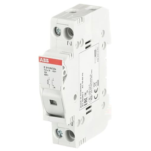 ABB Componenten Zekeringhouder,1p+n max 32A, voor 10,3x38mm fuse Doorgebrande zekering - 9paa00000122761 - 20124372