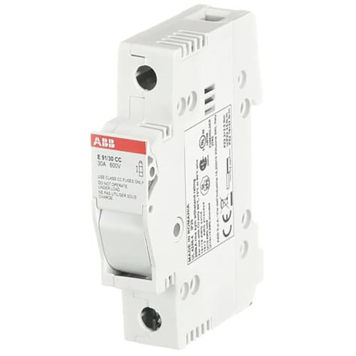 ABB Componenten Zekeringlastscheider E90 serie 10,4 x 38mm fuses CC, 1 pole, 30A - 9paa00000122764 - 20124576