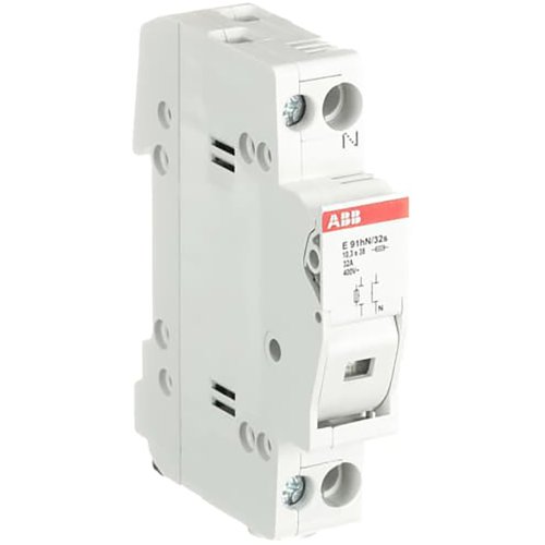 ABB Componenten Zekeringhouder,1p+n max 32A, voor 10,3x38mm fuse Doorgebrande zekering - 9paa00000122789 - 20124372