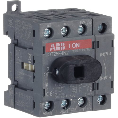 ABB hoofdschakelaar 25a 4p ot25f4n2 - 9paa00000130152 - 6511085