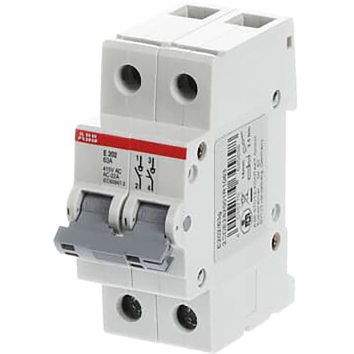 ABB Componenten Aan-Uit schakelaar, grijs 2 polig, 63A - 9paa00000130448 - 20114128