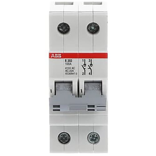 ABB Componenten Aan-Uit schakelaar, grijs 2 polig, 100A - 9paa00000130453 - 20114129