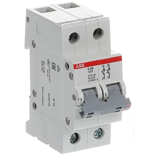 ABB Componenten Aan-Uit schakelaar, grijs 2 polig, 100A - 9paa00000130455 - 20114129