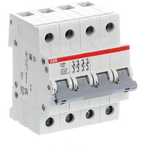 ABB Componenten Schakelaar E200 4P, 100A, grijs - 9paa00000130470 - 20114138