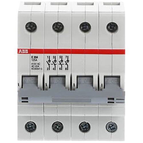 ABB Componenten Aan-Uit schakelaar, grijs 4 polig, 125A 4P, 125A, grijs - 9paa00000130471 - 20114139