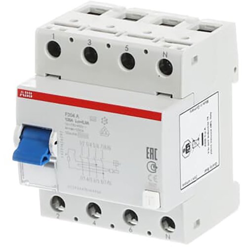 ABB Componenten Aardlekschakelaar 4P, 125A, 300mA, A type - 9paa00000130559 - 20124008