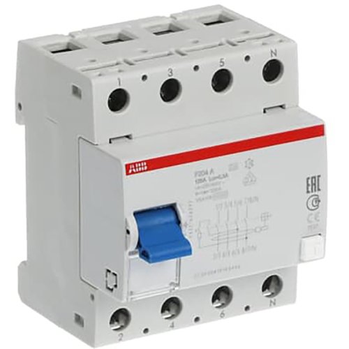 ABB Componenten Aardlekschakelaar 4P, 125A, 300mA, A type - 9paa00000130560 - 20124008