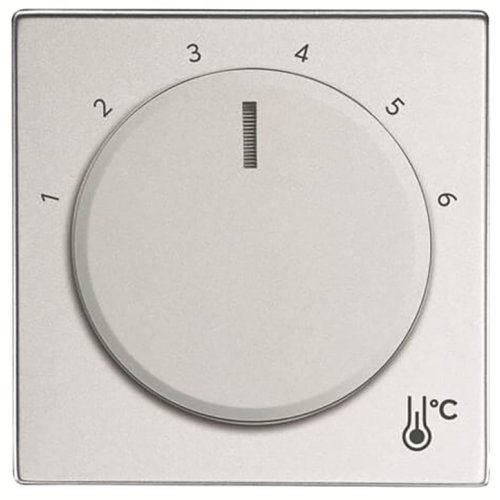 ABB Busch-Jaeger cpl v thermostaat 1094/97U f-aluzilver - 9paa00000132597 - 20088528