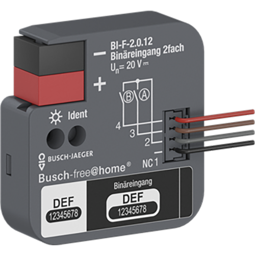 ABB Busch-Jaeger BI-F-2.0.12 Binaire ingang 2 voudig inbouw - 9paa00000145763 - 20087940