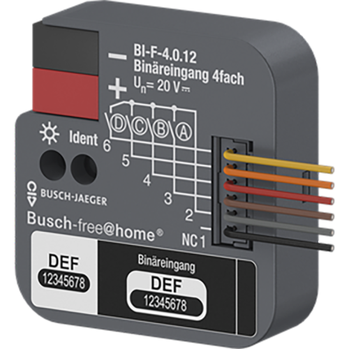 ABB Busch-Jaeger BI-F-4.0.12 Binaire ingang 4 voudig inbouw - 9paa00000145764 - 20087941