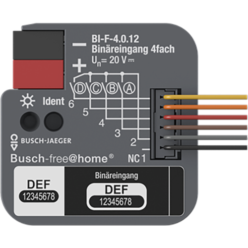 ABB Busch-Jaeger BI-F-4.0.12 Binaire ingang 4 voudig inbouw - 9paa00000145765 - 20087941