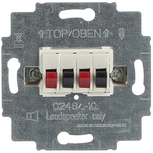 ABB Busch-Jaeger 2x luidsprekeraansluiting steek wit - 9paa00000147465 - 20087970