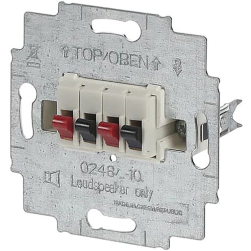 ABB Busch-Jaeger 2x luidsprekeraansluiting steek wit - 9paa00000147466 - 20087970