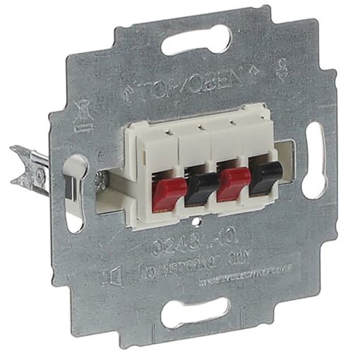 ABB Busch-Jaeger 2x luidsprekeraansluiting steek wit - 9paa00000147467 - 20087970
