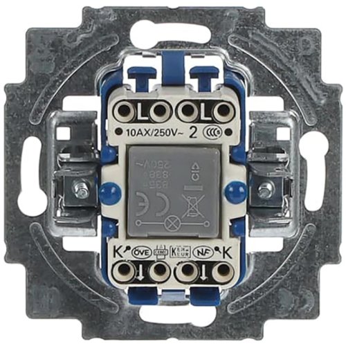B&J 2 polig schak + lamp 2000/2 uk - 9paa00000147532 - 3130415
