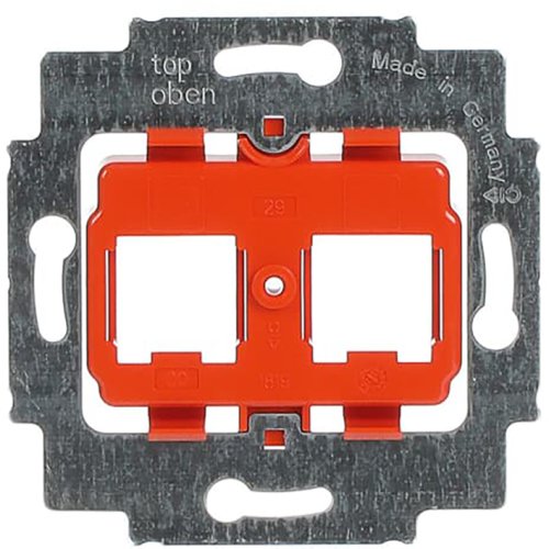 ABB Busch-Jaeger draagring 2 x mod jack LexCom oranje - 9paa00000147605 - 20089318