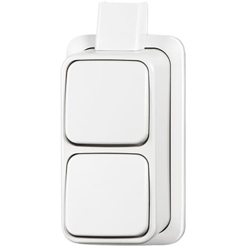 B&J wissel schak 2v opb+plaat wit 2601/6/2601/6 apjw - 9paa00000148952 - 7234047