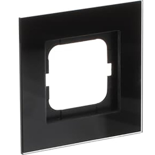 ABB Busch-Jaeger afdekraam 1v c-glas zwart - 9paa00000149374 - 20089479