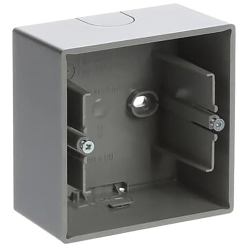 ABB Busch-Jaeger opbouwbak met bodem 1v f-aluzilver - 9paa00000149414 - 20089876