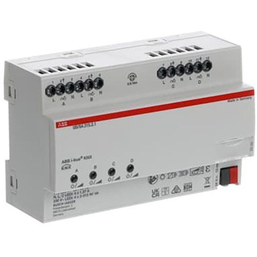 ABB Busch-Jaeger KNX UD/S4.315.2.1 LED Dimmer, 4-voudig, 315 W/VA - 9paa00000149438 - 20090304