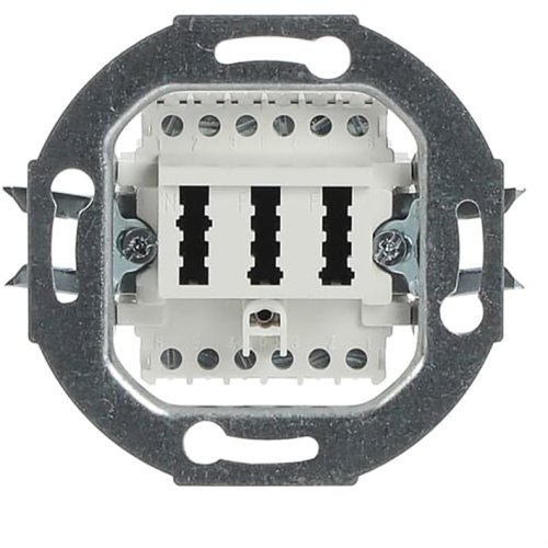 ABB Busch-Jaeger TAE-contactdoos 2x6/6 NFF alpin - 9paa00000149974 - 20087968