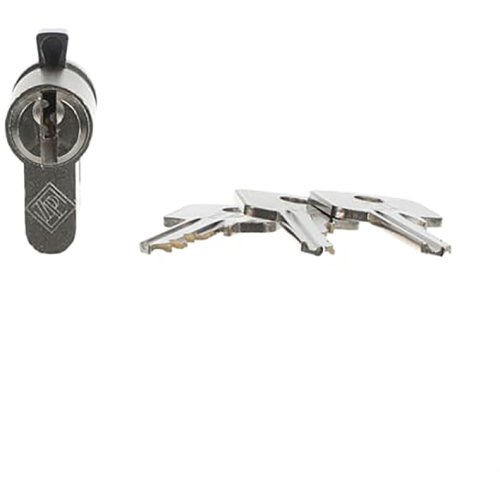 B&J euro-halfcylinder + 3 sleutels 0520 PZ-VS - 9paa00000149990 - 3131951