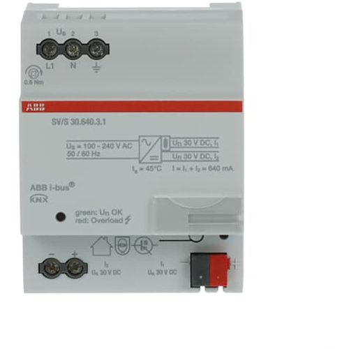 ABB Busch-Jaeger KNX voeding 640mA DIN-rail - 9paa00000150950 - 20087815