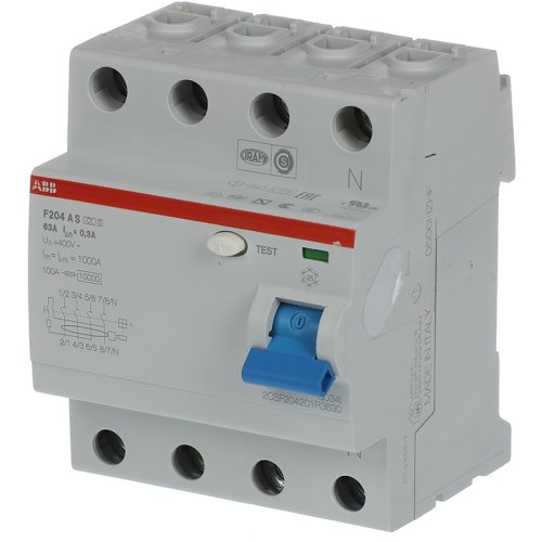 ABB Componenten Aardlekschakelaar sel. 63 A 300mA - 9paa00000151203 - 20124041