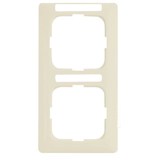 ABB Busch-Jaeger afdekraam hoekig tekst 2v ver SI creme - 9paa00000162434 - 20089407