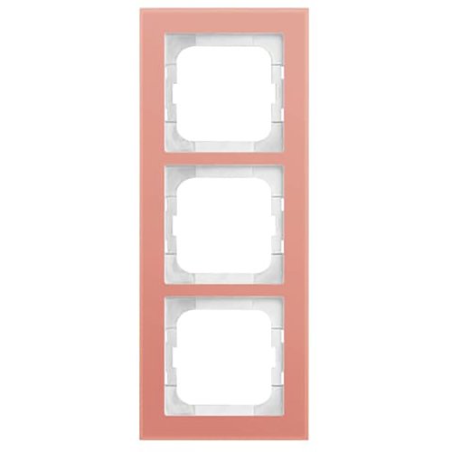 ABB Busch-Jaeger afdekraam 3v ax-glas koraal - 9paa00000162449 - 20089663