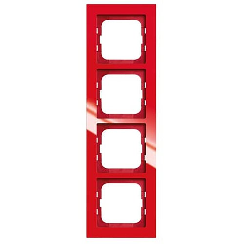 ABB Busch-Jaeger afdekraam 4v ax-rood - 9paa00000162548 - 20089509
