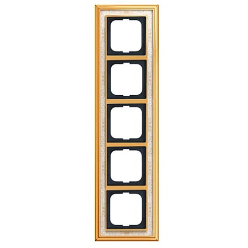 ABB Busch-Jaeger afdekraam 5v dynasty messing decor ivoor - 9paa00000162644 - 20089598