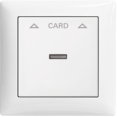 ABB Busch-Jaeger cpl v card-schakelaar alleen leverbaar in 1-voudig raam SI-B-alpinwit - 9paa00000163436 - 20088467