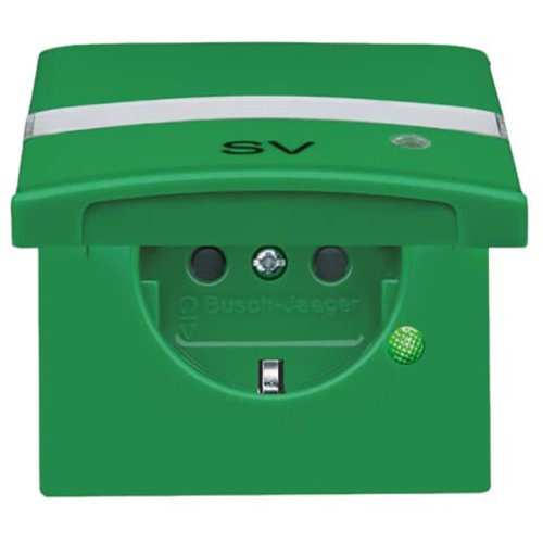 ABB Busch-Jaeger wcd ra tekstkd kv led inb IP44 A-w groen - 9paa00000164081 - 20090211