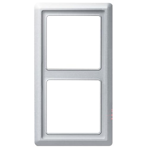 ABB Busch-Jaeger afdekraam 2v IP44 A-w aluzilver - 9paa00000164263 - 20088835