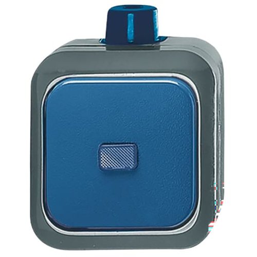 B&J wissel schak ip66 blauw/grijs 2601/6 wdi - 9paa00000164903 - 3131462