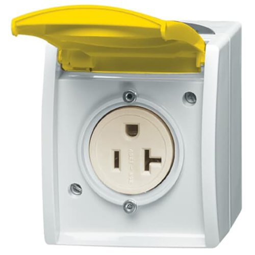 B&J wcd opb kd geel nema 20a/125v ip44 ocean 3016 EWN-53 - 9paa00000164991 - 3131511