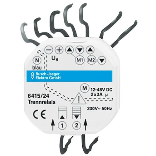 ABB Busch-Jaeger jal scheidingsrelais 12-48VDC 2x6A - 9paa00000165769 - 20090727