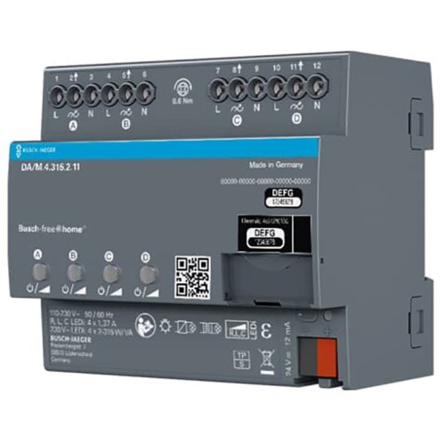 ABB Busch-Jaeger f@h LED Dimmer 4v, 315W/VA DINr - 9paa00000166441 - 20090580