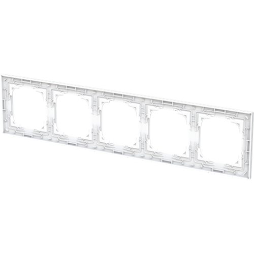 ABB Busch-Jaeger afdekraam 5v art-wit - 9paa00000167429 - 20089716
